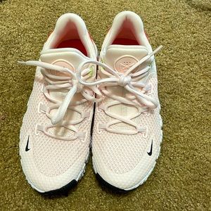 Nike metcons in light pink